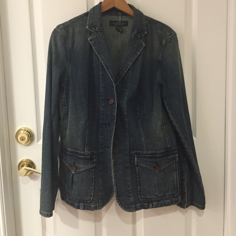 Ralph Lauren Denim Military Jacket